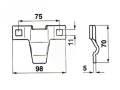 Przycisk kosy John Deere 975 1075 Z32690