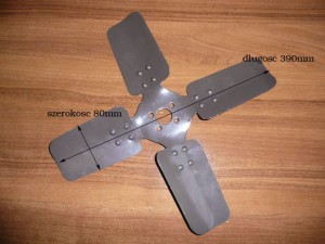 Wiatrak wentylator MF Massey Ferguson 186819M91