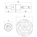 Zestaw naprawczy pompy wody Claas Massey Ferguson Perkins