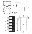 Zestaw naprawczy silnika Ford Super Power Major B.1117 Fi 100mm