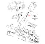 Łańcuch elewatora John Deere seria 20/22  AZ46269