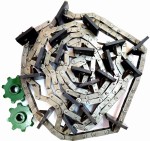 ŁAŃCUCH ELEWATORA Z ZĘBATKAMI JOHN DEERE 