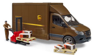 MERCEDES SPRINTER UPS Z AKCESORIAMI BRUDER 1:16