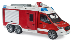 WÓZ STRAŻACKI MERCEDES SPRINTER BRUDER 1:16