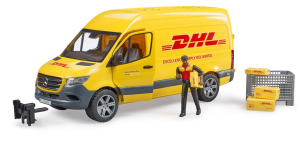 MERCEDES SPRINTER DHL Z KIEROWCĄ BRUDER 1:16