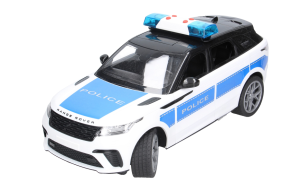 SAMOCHÓD POLICYJNY RANGE ROVER VELAR Z POLICJANTEM BRUDER 1:16