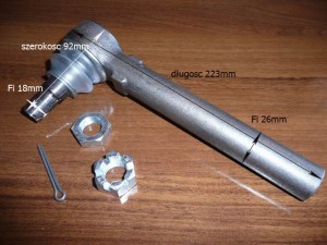 Przegub kulowy drazka New Holland RE54956, RE54957 