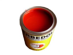 Lakier farba Steyr Erbedol czerwony 750ml od 81r