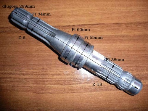 Wałek odbioru mocy Massey Ferguson M3382074
