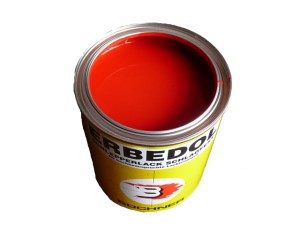 Lakier farba Welger Erbedol czerwony 3249 750ml