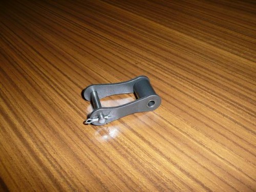 Spinka łańcucha wygięta