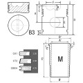 Zestaw naprawczy silnika Case International 3144516R97 98.42mm