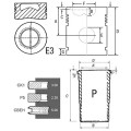 Zestaw naprawczy silnika John Deere AR71593 AR82286 B1133 102mm