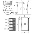 Zestaw naprawczy silnika Massey Ferguson Perkins B1123 98.48mm