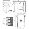 Zestaw naprawczy silnika Case International 111,1mm 3139586R95