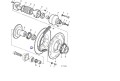 Zestaw uszczelnień wariatora młocarni John Deere AZ26413Z11528 Z11727 AZ28619