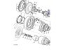 Zestaw uszczelnień przekładni młocarni John Deere AZ40355 AZ28619 AZ37367