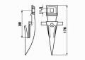 Bagnet pojedynczy Rasspe Claas Mercator Compact Consul 522182